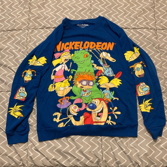 COPY - Vintage/Retro Inspired 90’s Nickelodeon Cartoon Crewneck Sweatshirt all … - Picture 1 of 4
